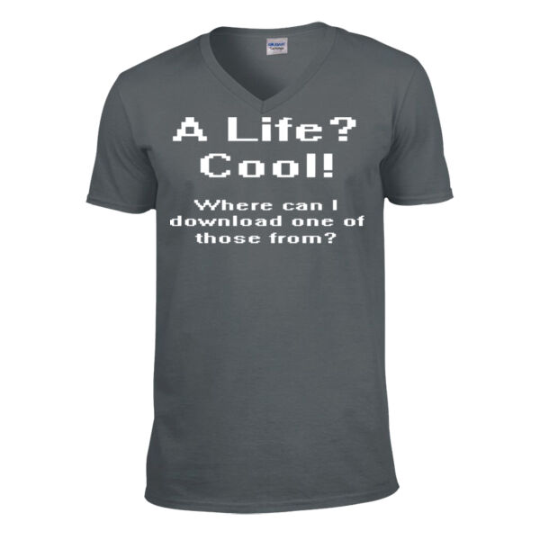 A Life? - Softstyle™ v-neck t-shirt Thumbnail
