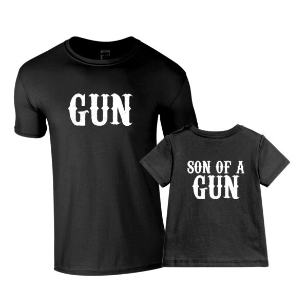 Son of a gun - Matching adult and baby tees Thumbnail