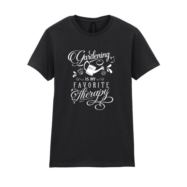 Gardening is My Favourite Therapy - Softstyle™ women's ringspun t-shirt Thumbnail