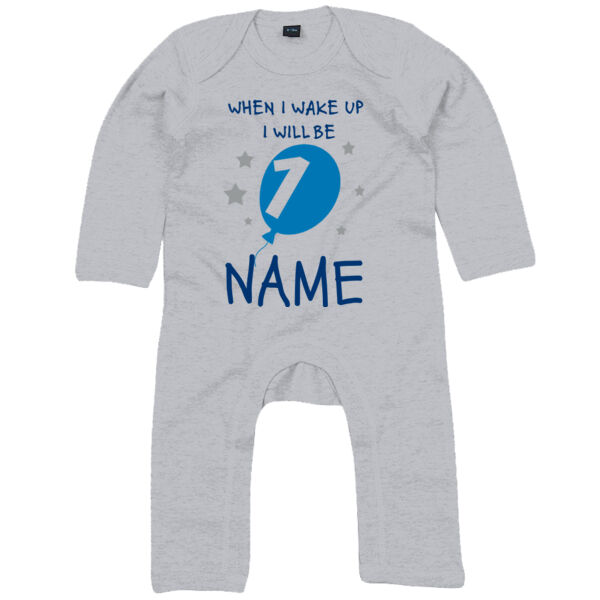 Customisable - When I wake up I will be - Baby T - Softstyle™ youth ringspun t-shirt - Baby rompersuit Thumbnail