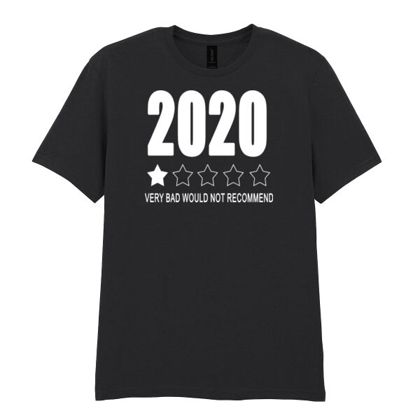 2020 Very Bad Would not Recommend - Softstyle™ adult ringspun t-shirt Thumbnail