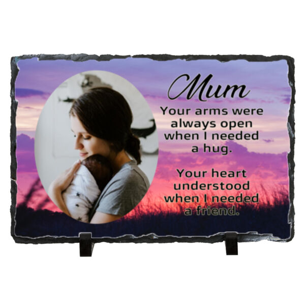 Customisable - Mum Slate with Poem - Large Rectangle Photo Slate Thumbnail