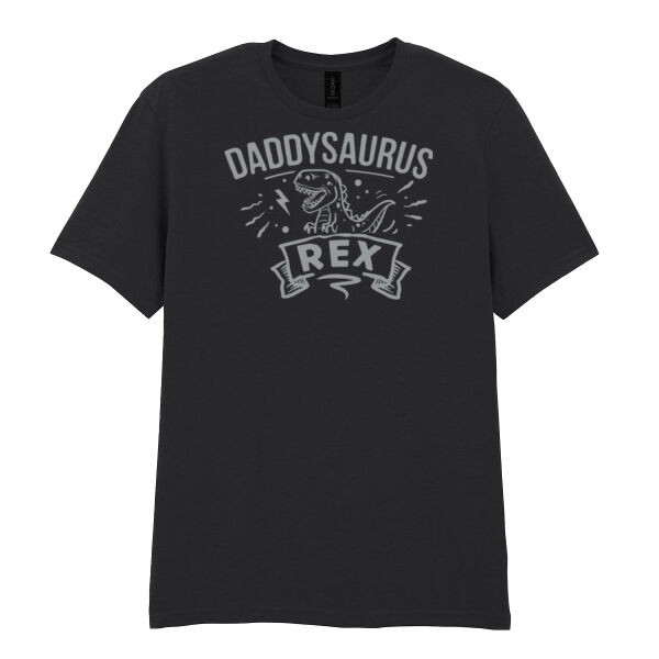 Daddysaurus Rex - Softstyle™ adult ringspun t-shirt Thumbnail