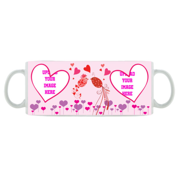 Customisable Love Birds - Mug - Ceramic 11oz Thumbnail