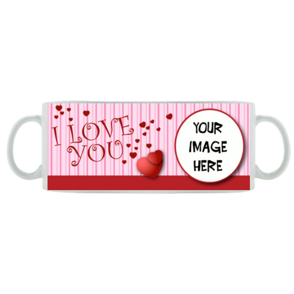Customisable - I Love You - Mug - Ceramic 11oz Thumbnail