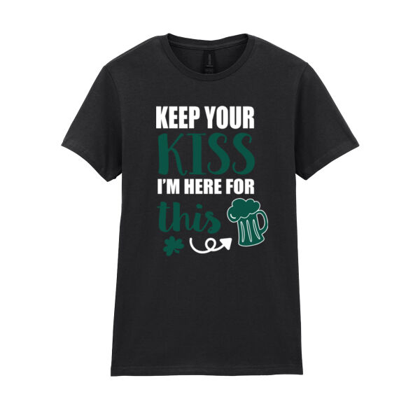 Keep Your Kiss - Softstyle™ women's ringspun t-shirt Thumbnail