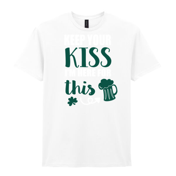 Keep Your Kiss - Softstyle™ adult ringspun t-shirt Thumbnail