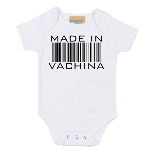 Made In Vachina - Short sleeved body suit with envelope neck opening Thumbnail