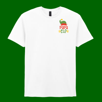Papa Elf - Softstyle™ adult ringspun t-shirt Thumbnail