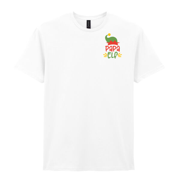 Papa Elf - Softstyle™ adult ringspun t-shirt Thumbnail