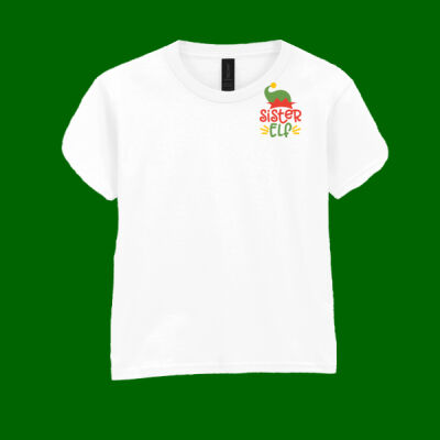 Sister Elf - Softstyle™ youth ringspun t-shirt Thumbnail