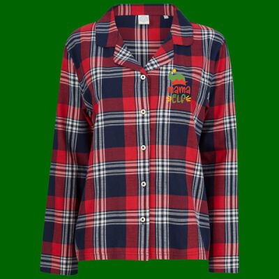 Mama Elf - Women's Tartan Lounge Set Thumbnail