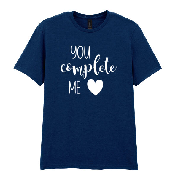 You Complete Me - Softstyle™ adult ringspun t-shirt Thumbnail