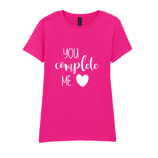 You Complete Me - Softstyle™ women's ringspun t-shirt Thumbnail