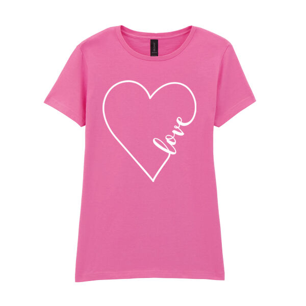 Love  - Softstyle™ women's ringspun t-shirt Thumbnail
