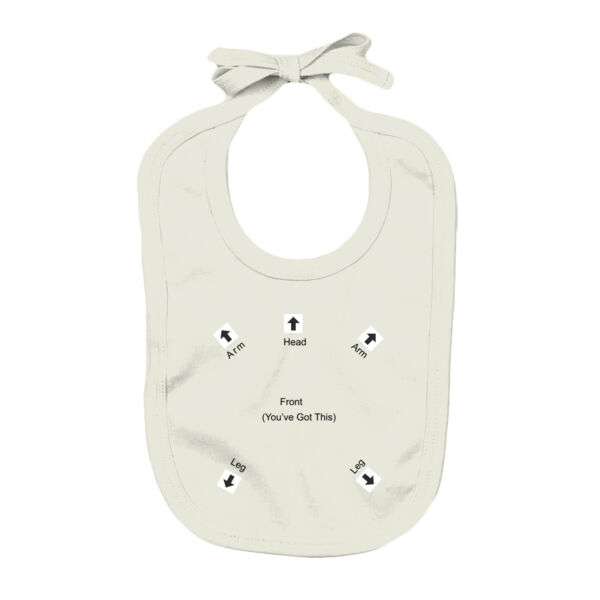 You've Got This - Babybugz Organic Bib With Ties Thumbnail
