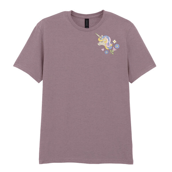 Cute Unicorn - Softstyle™ adult ringspun t-shirt Thumbnail