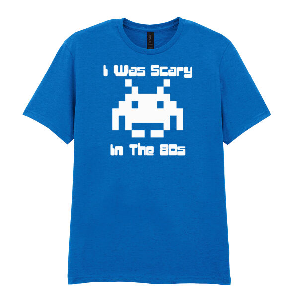 I was Scary in The 80s - Softstyle™ adult ringspun t-shirt Thumbnail