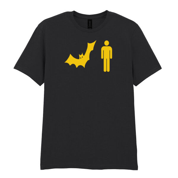Bat Man - Softstyle™ adult ringspun t-shirt Thumbnail
