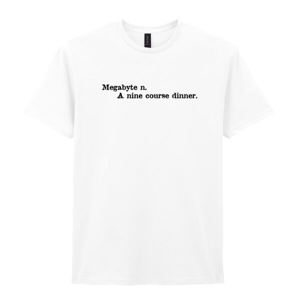 Megabyte - Softstyle™ adult ringspun t-shirt Thumbnail