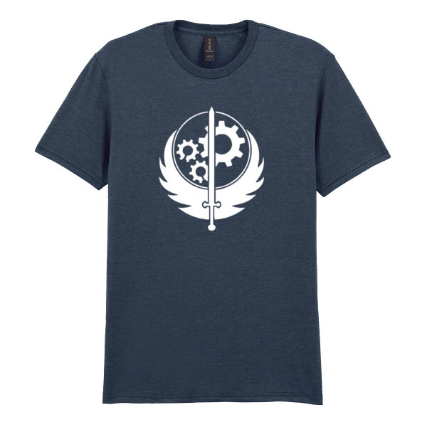 Brotherhood of steel  - Softstyle™ adult ringspun t-shirt Thumbnail