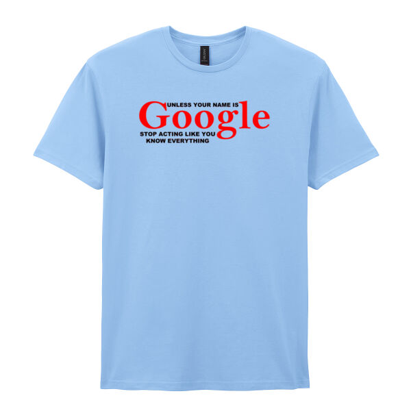 Google - Softstyle™ adult ringspun t-shirt Thumbnail
