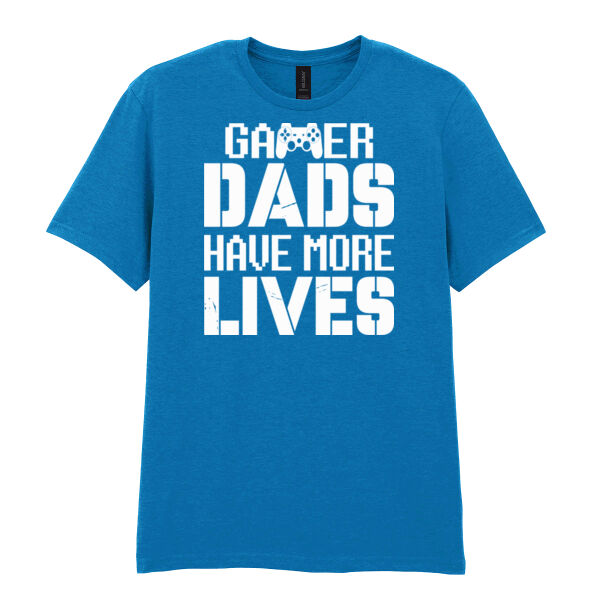Gamer Dads - Softstyle™ adult ringspun t-shirt Thumbnail