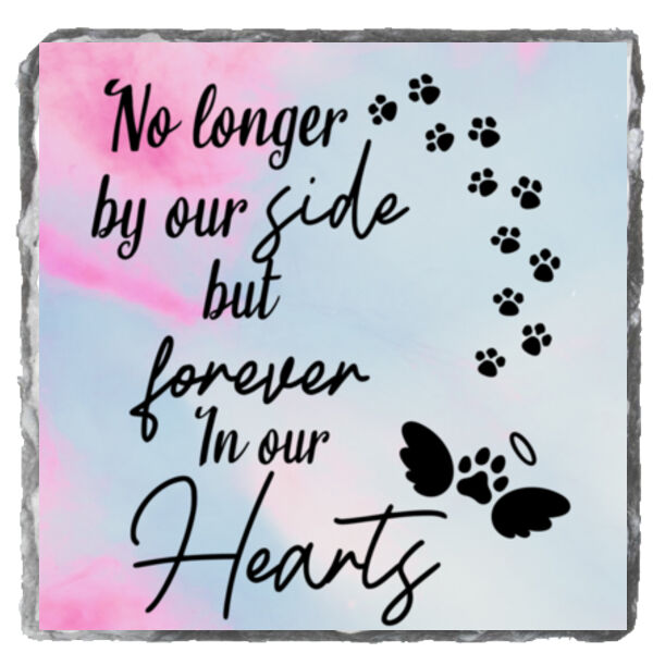 Memorial Pet Design - Square Photo Slate Thumbnail