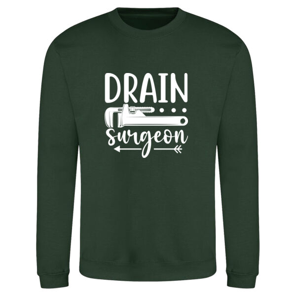 Drain Surgeon - AWDis sweatshirt. Thumbnail