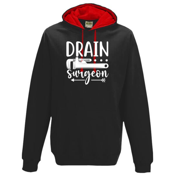 Drain Surgeon - Varsity hoodie Thumbnail
