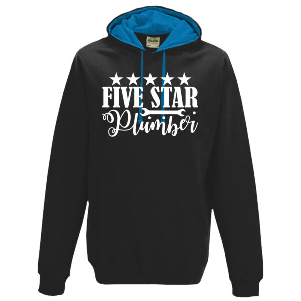 Five Star Plumber - Varsity hoodie Thumbnail