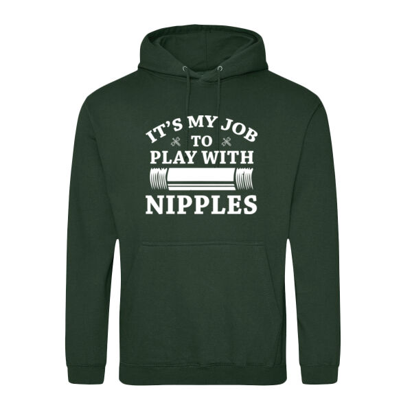 Its My Job To Play With Nipples  - College hoodie Thumbnail