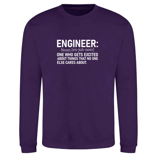 Engineer – One Who Gets Excited About Things No One Else Cares About - AWDis sweatshirt. Thumbnail