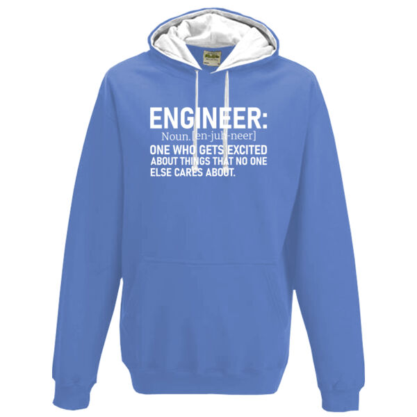 Engineer – One Who Gets Excited About Things No One Else Cares About - Varsity hoodie Thumbnail