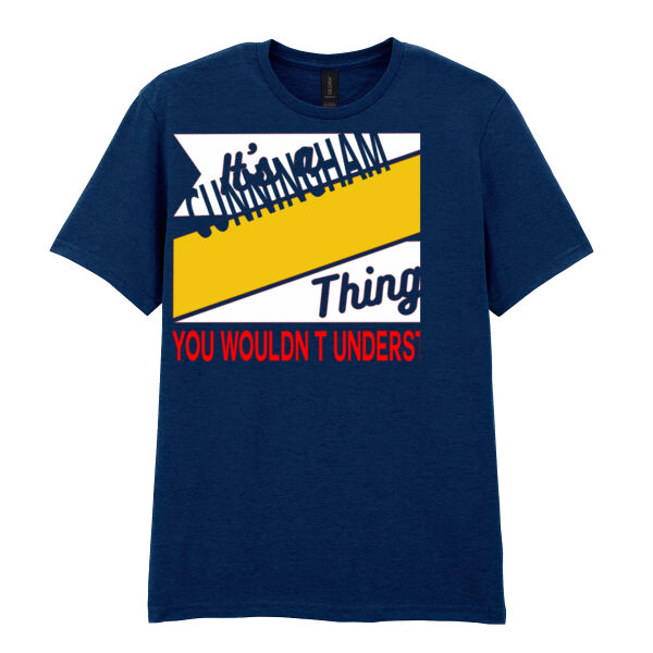 Customisable - Its a Surname thing you wouldnt understand - Softstyle™ adult ringspun t-shirt Thumbnail