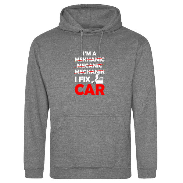 I Fix Car - College hoodie Thumbnail