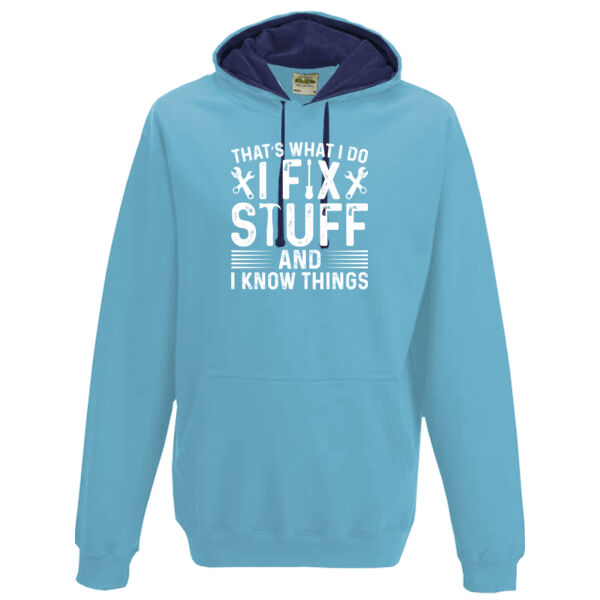 I Fix Stuff - Varsity hoodie Thumbnail