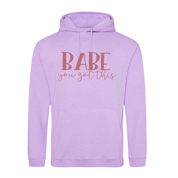 Babe, You got this! - College hoodie Thumbnail