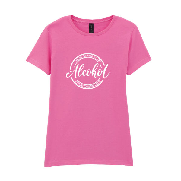 Alcohol Appreciation  - Softstyle™ women's ringspun t-shirt Thumbnail