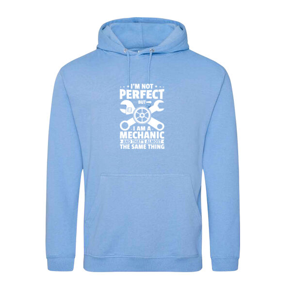 I'm Not Perfect But I Am A Mechanic - College hoodie Thumbnail