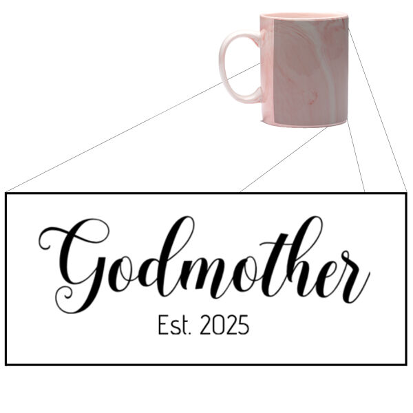 Customisable Godmother Est - Marble Mug Thumbnail