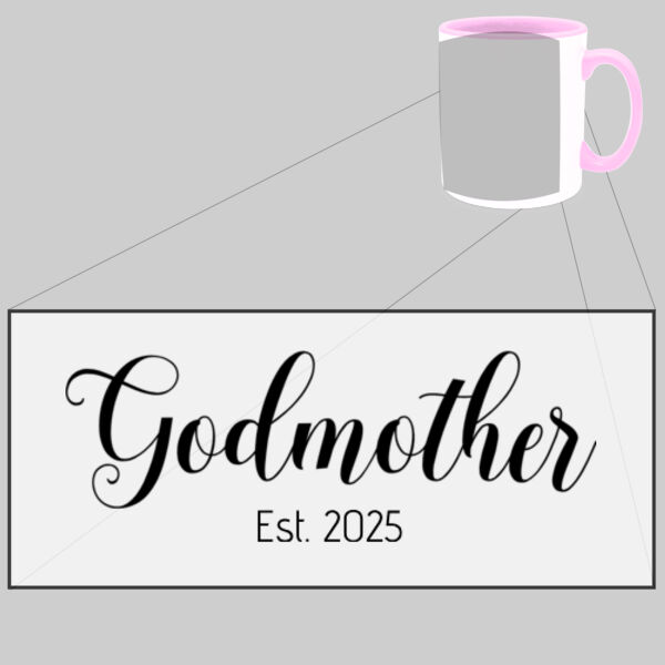 Customisable Godmother Est - Two Tone Mug Thumbnail