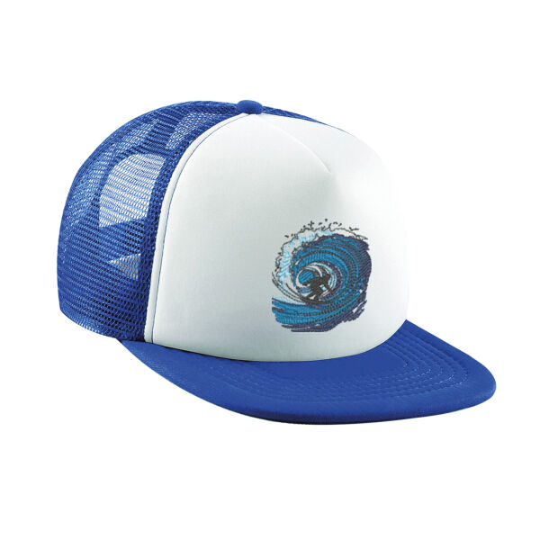 Surfer on wave - Vintage snapback trucker Thumbnail