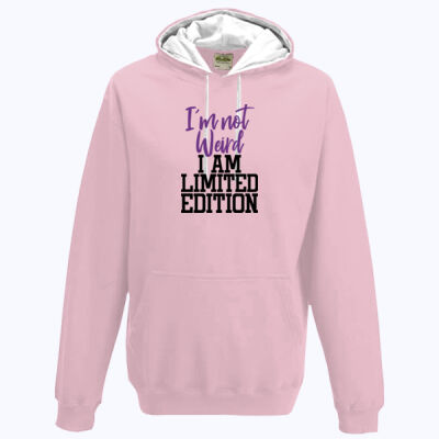 Im not weird Im limited edition - Varsity hoodie Thumbnail