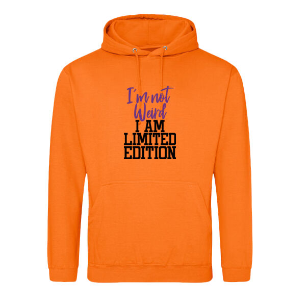 Im not weird Im limited edition - College hoodie Thumbnail