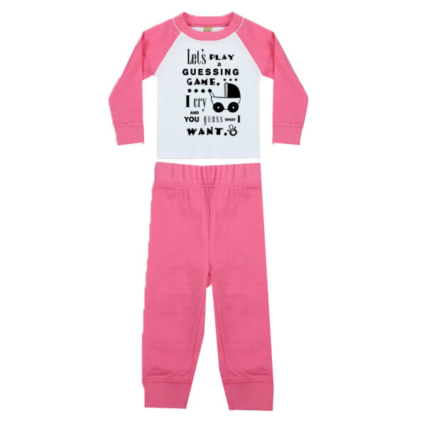 Baby Guessing Game - Children's pyjamas Thumbnail