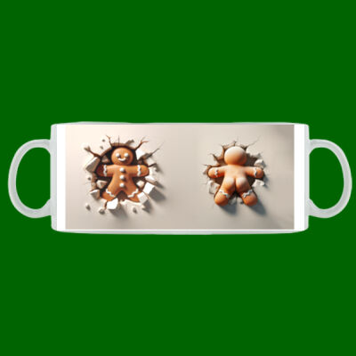 Gingerbread Man - Mug - Ceramic 11oz Thumbnail