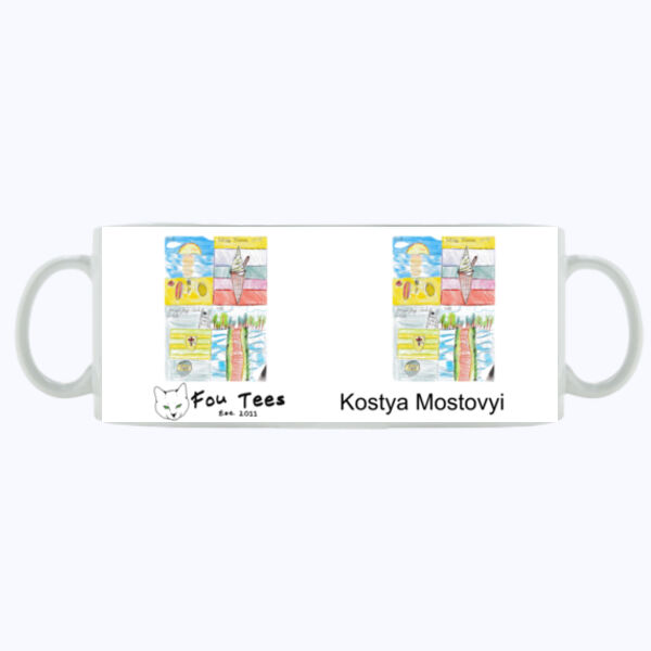 Kostya Mostovyi - Mug - Ceramic 11oz Thumbnail