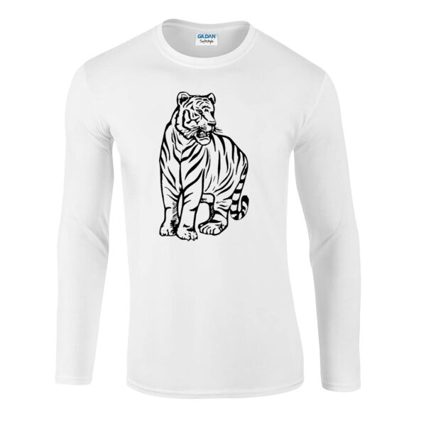 Tiger - Softstyle™ long sleeve t-shirt Thumbnail