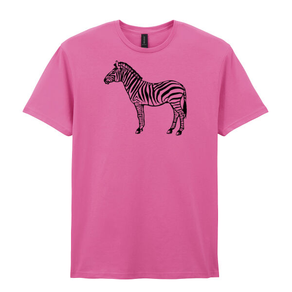 Zebra - Softstyle™ adult ringspun t-shirt Thumbnail
